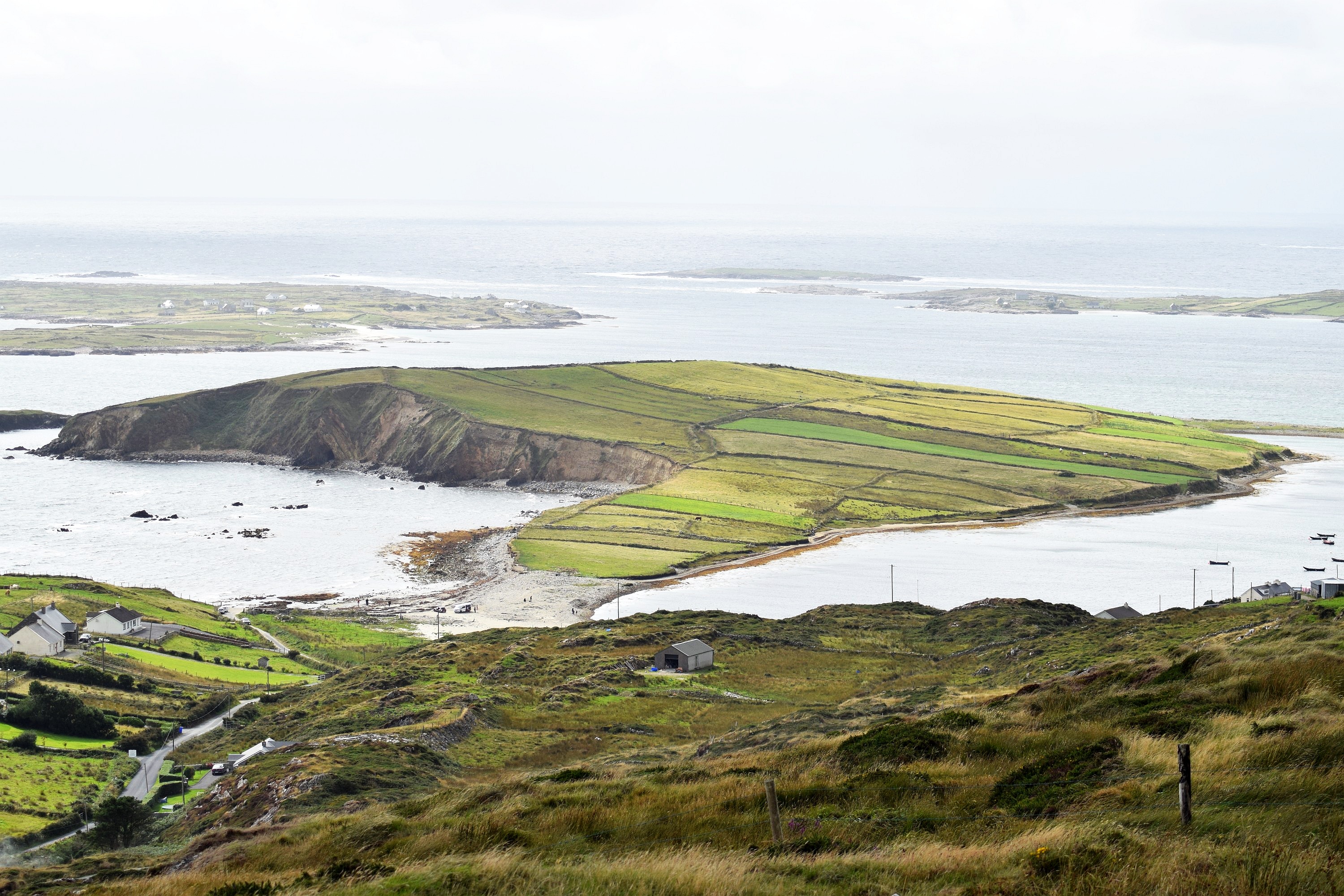 Irish lakes and coastline